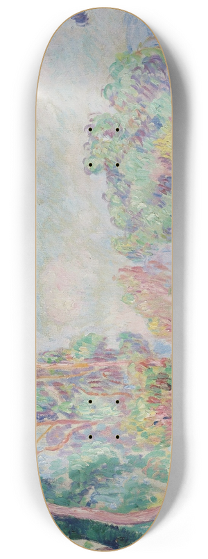 Henri Lebasque - Jeunes Femmes Et Fillettes Dans Un Paysage 8.25 inch art skate deck