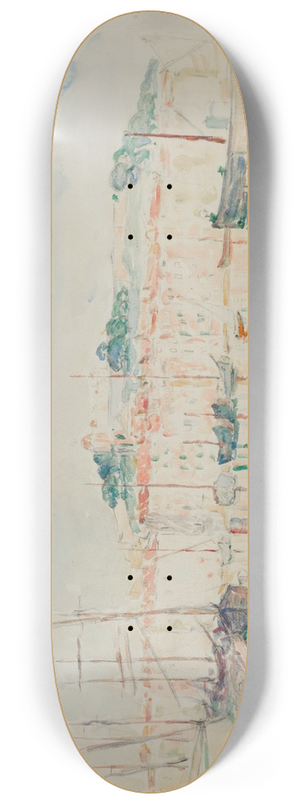 Henri Lebasque - Le Port de Saint-Tropez 8.25 inch art skate deck