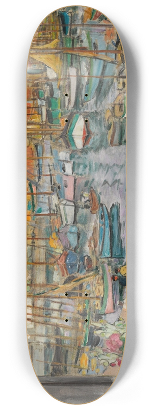 Henri Lebasque - Lle dYeu, fentre ouverte sur le port 8.25 inch art skate deck