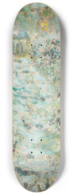 Henri Le Sidaner - Escalier dans le jardin  sans la neige  Gerberoy 8.25 inch art skate deck