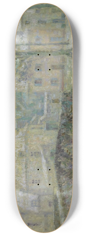Henri Le Sidaner - La Neige, Chartres 8.25 inch art skate deck Henri Le Sidaner - La Neige, Chartres 8.25 inch art skate deck