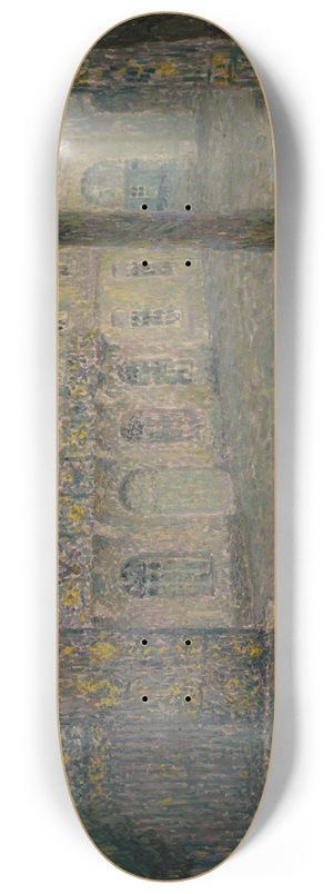 Henri Le Sidaner - La Place de la Carrire au clair de lune, Nancy 8.25 inch art skate deck