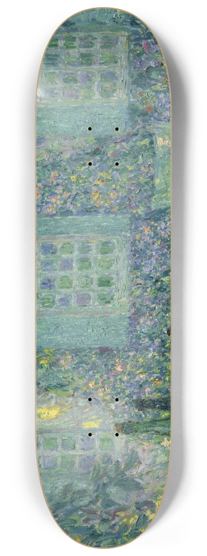 Henri Le Sidaner - La Table, soleil dans les feuilles, Gerberoy 8.25 inch art skate deck Henri Le Sidaner - La Table, soleil dans les feuilles, Gerberoy 8.25 inch art skate deck