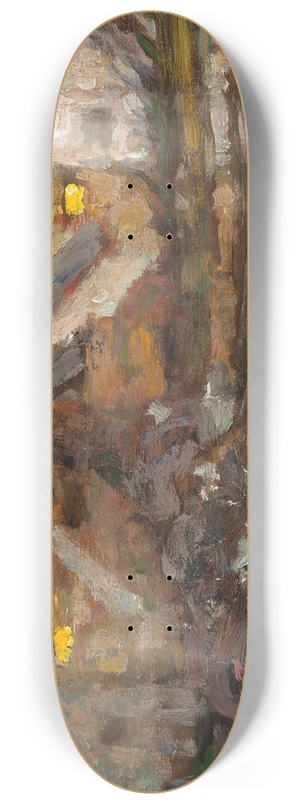 Henri Le Sidaner - Le Canal, Neige, Gisors 8.25 inch art skate deck Henri Le Sidaner - Le Canal, Neige, Gisors 8.25 inch art skate deck
