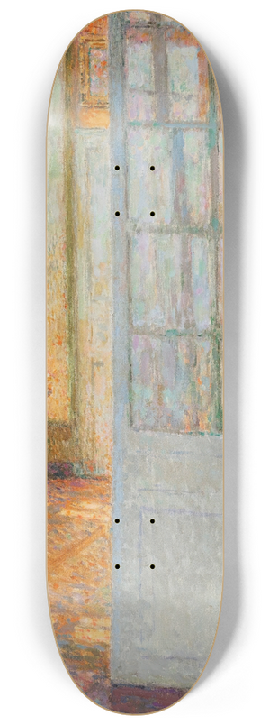 Henri Le Sidaner - Le Soleil Dans Les Vitres 8.25 inch art skate deck