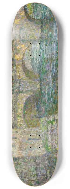 Henri Le Sidaner - Matin Gris, Moret 8.25 inch art skate deck Henri Le Sidaner - Matin Gris, Moret 8.25 inch art skate deck