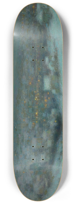 Henri Le Sidaner - Neige Au Clair De Lune 8.25 inch art skate deck Henri Le Sidaner - Neige Au Clair De Lune 8.25 inch art skate deck