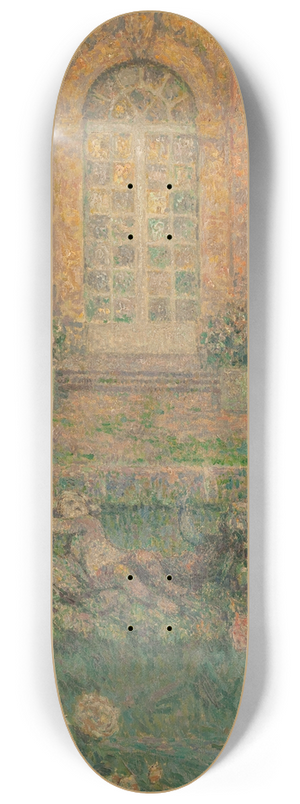 Henri Le Sidaner - Roses de Trianon 8.25 inch art skate deck Henri Le Sidaner - Roses de Trianon 8.25 inch art skate deck