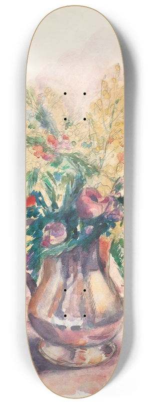 Henri Manguin - Anmones et mimosas 8.25 inch art skate deck