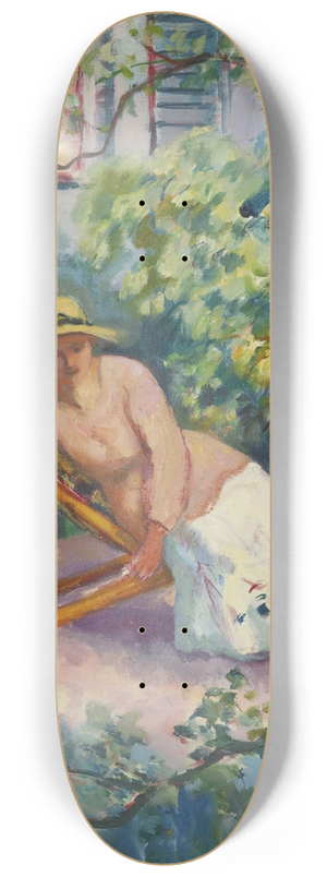 Henri Manguin - Jeanne dans le jardin de Neuilly 8.25 inch art skate deck