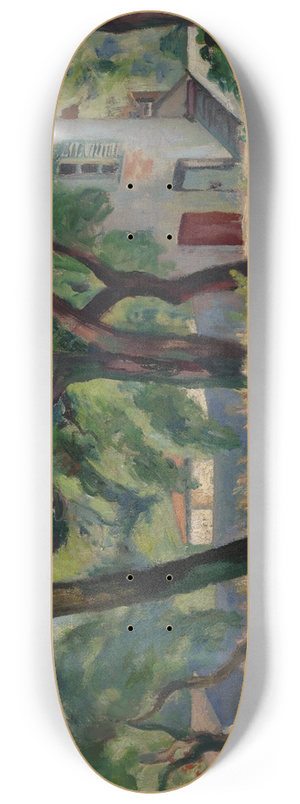 Henri Manguin - La Maison dans la fort, Saint-Tropez 8.25 inch art skate deck Henri Manguin - La Maison dans la fort, Saint-Tropez 8.25 inch art skate deck