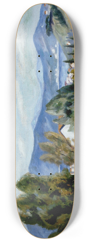 Henri Manguin - Saint Tropez vu de la Maison de Vildrac 8.25 inch art skate deck Henri Manguin - Saint Tropez vu de la Maison de Vildrac 8.25 inch art skate deck