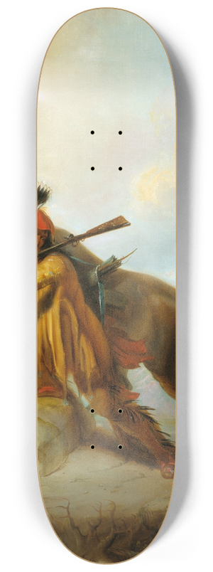 Alfred Jacob Miller - The Scalplock 8.25 inch art skate deck Alfred Jacob Miller - The Scalplock 8.25 inch art skate deck