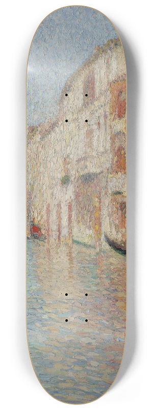 Henri Martin - Le Palais jaune, Venise 8.25 inch art skate deck Henri Martin - Le Palais jaune, Venise 8.25 inch art skate deck