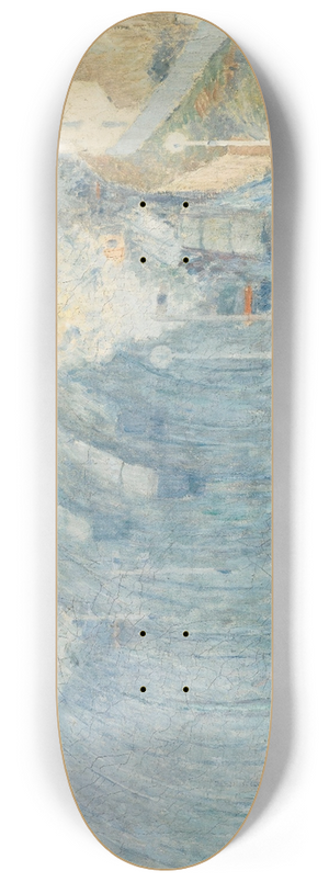 Henri Ottmann - Gare Du Luxembourg Dans La Brume Du Matin 8.25 inch art skate deck