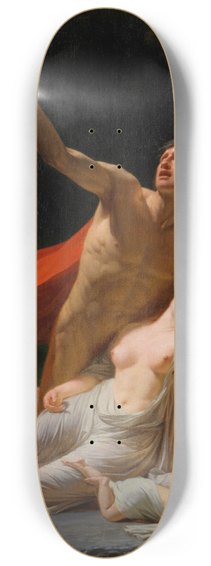 Henri-Pierre Danloux - pisode du Dluge 8.25 inch art skate deck