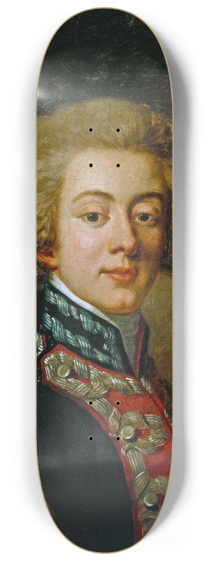 Henri-Pierre Danloux - Portrait dun officier des carabiniers 8.25 inch art skate deck