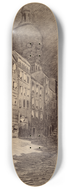 Henrique Alvim Corra - Abandoned London 8.25 inch art skate deck