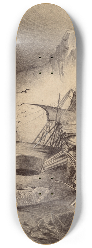 Henrique Alvim Corra - Dead Martians 8.25 inch art skate deck