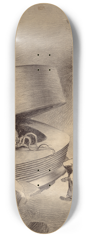 Henrique Alvim Corra - Martian Emerges 8.25 inch art skate deck