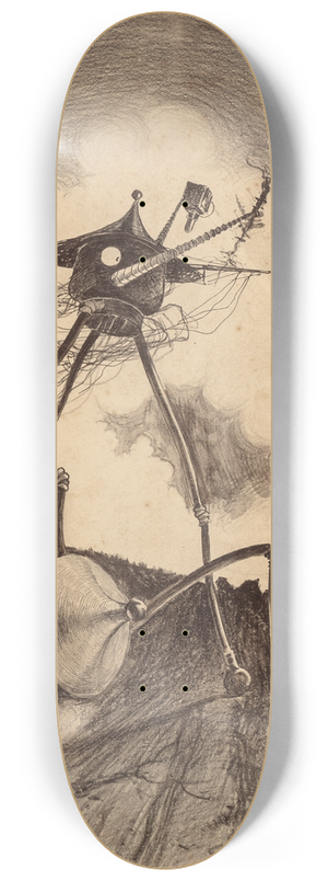 Henrique Alvim Corra - Martians on the Move 8.25 inch art skate deck
