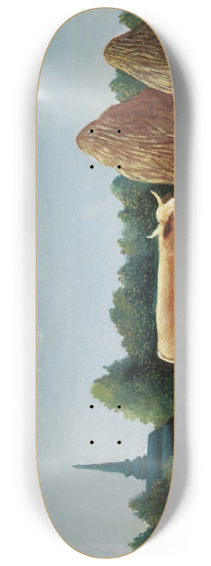 Henri Rousseau - Scene in Bagneux on the Outskirts of Paris 8.25 inch art skate deck