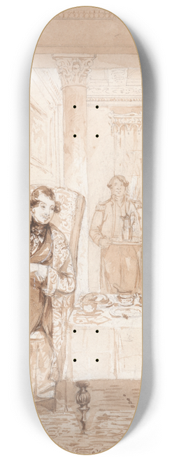 Henry Dawe - The Life of a Nobleman: Scene the First  The Inheritance 8.25 inch art skate deck