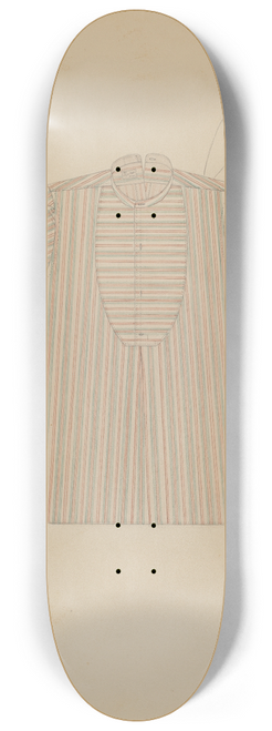 Henry De Wolfe - Mans Shirt 8.25 inch art skate deck