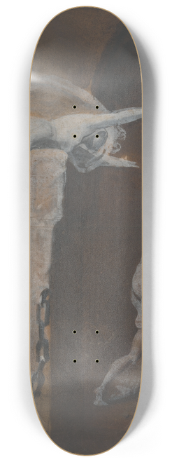 Henry Fuseli - Ariadne Watching the Struggle of Theseus with the Minotaur 8.25 inch art skate deck