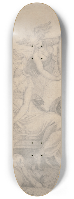 Henry Fuseli - Flora Attired by the Elements 8.25 inch art skate deck