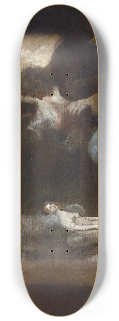 Henry Fuseli - Khleborn Brings Undine To The Fishermen 8.25 inch art skate deck