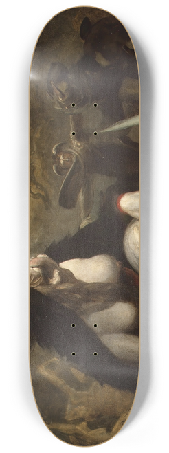 Henry Fuseli - The Night-Hag Visiting Lapland Witches 8.25 inch art skate deck