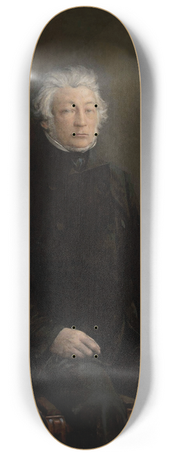 Henryk Pitkowski - Portrait of Adam Mickiewicz 8.25 inch art skate deck