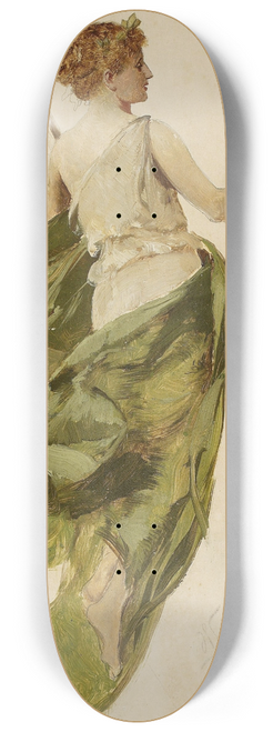 Henryk Siemiradzki - Allegory of Music, sketch for the project of the stage curtain of the Sowacki Theatre in Krakw 8.25 inch art skate deck