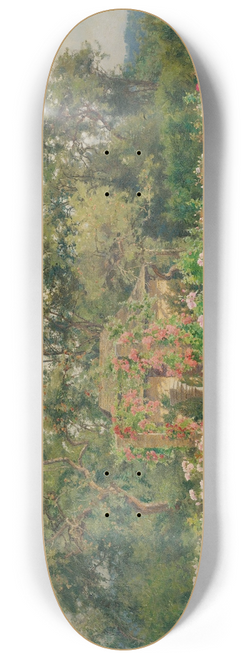 Alfred Parsons - A Sundial In A Rose Garden 8.25 inch art skate deck