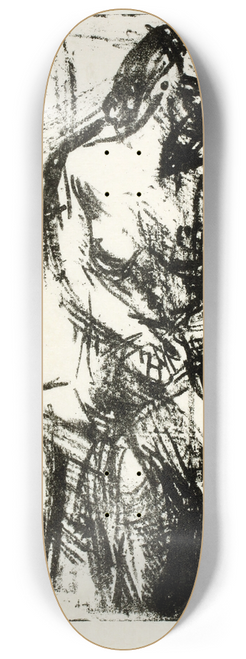 Henry Nielsen - Siddende kvindelig model 8.25 inch art skate deck