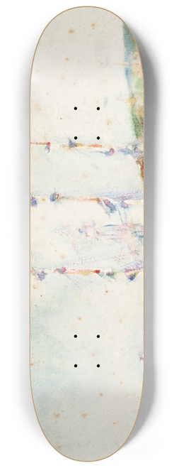 Henry Scott Tuke - A Windjammer At Anchor 8.25 inch art skate deck