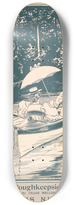 Henry Summer Watson - Outing for August rowing at Poughkeepsie & Henley, in this number by Chase Mellen. 8.25 inch art skate deck
