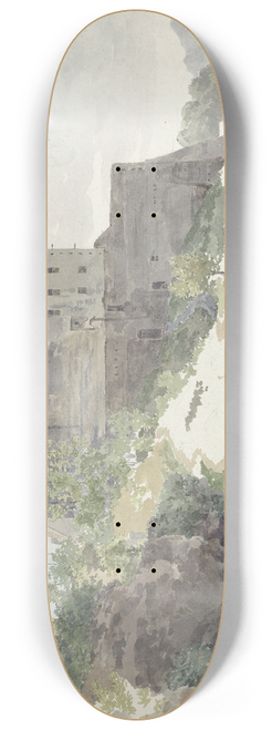 Henry Swinburne - Landschap bij Vietri 8.25 inch art skate deck
