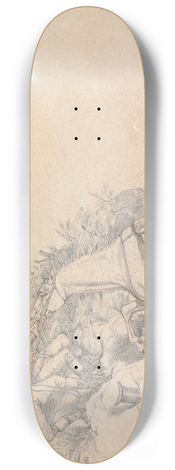 Henry Thomas Alken - Sporting Notions: My Notion is We Shall Get Him up Pretty Shortly What is Your Notion: Ive Worked so Hard that I Havnt a Notion in Me 8.25 inch art skate deck
