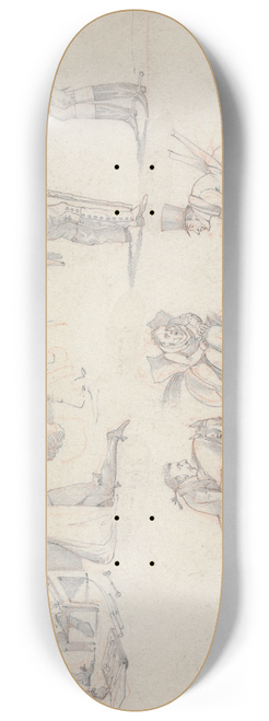 Henry Thomas Alken - Symptoms: of How Do You Do, of I Should Not Have Known You, of My Lud, Of Easing a Patient, of a Loose Rein, of Wokey, of Tight in Hand 8.25 inch art skate deck