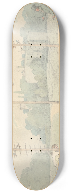 Henry Thomas Alken - The National Sports of Great Britain, 1821: Owling 8.25 inch art skate deck