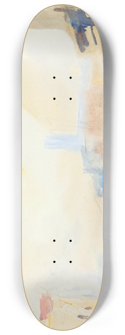 Hercules Brabazon Brabazon - A Gondola Passing Under a Bridge in Venice 8.25 inch art skate deck