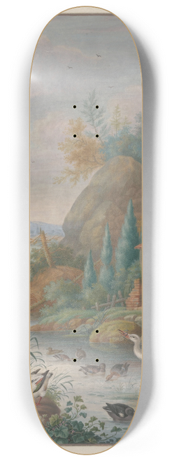 Herman Henstenburgh - Gevogelte bij een bergstroom 8.25 inch art skate deck