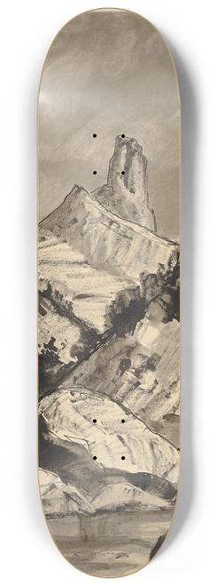 Hermann Lismann - Der Roque Nublo auf Gran Canaria 8.25 inch art skate deck