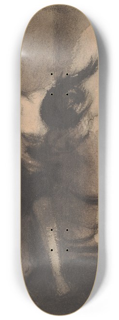 Hermann Lismann - Szene aus Victor Hugos Notre Dame 8.25 inch art skate deck