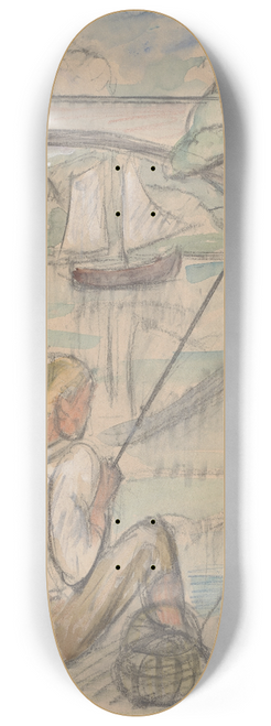 Hermann Lismann - Untitled 8.25 inch art skate deck