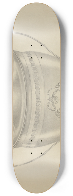 Hester Duany - Silver Sugar Bowl with Cover 8.25 inch art skate deck