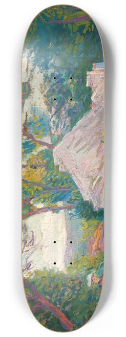 Hippolyte Petitjean - Femme dans un paysage 8.25 inch art skate deck