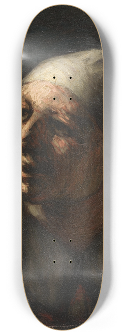 Honor Daumier - Head of Pasquin 8.25 inch art skate deck